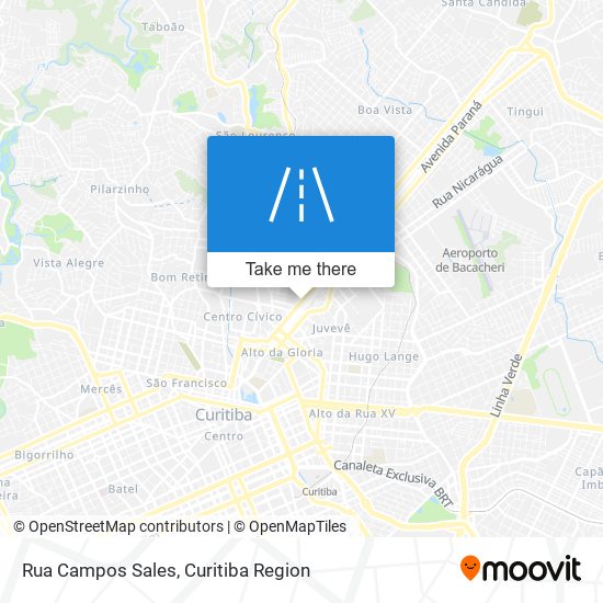 Mapa Rua Campos Sales