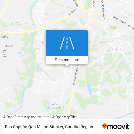 Rua Capitão Qao Milton Stricker map