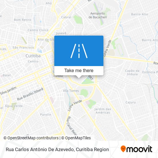 Rua Carlos Antônio De Azevedo map