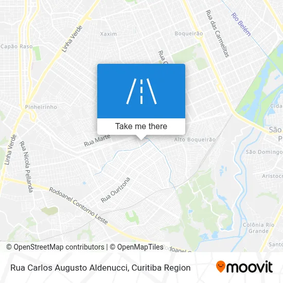 Rua Carlos Augusto Aldenucci map
