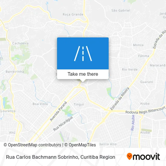 Rua Carlos Bachmann Sobrinho map