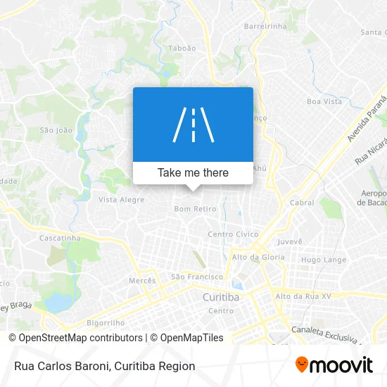 Rua Carlos Baroni map