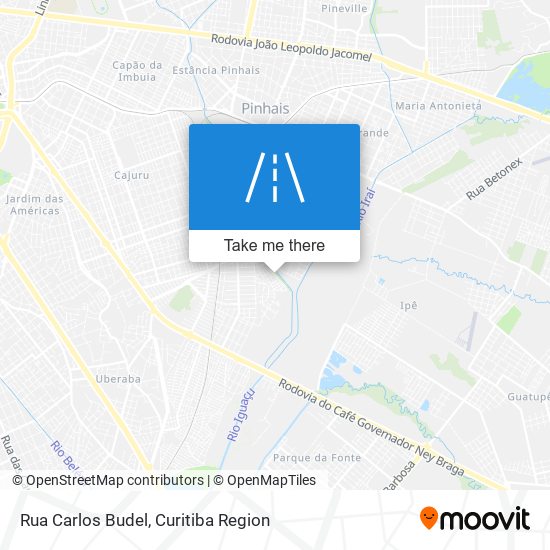 Rua Carlos Budel map