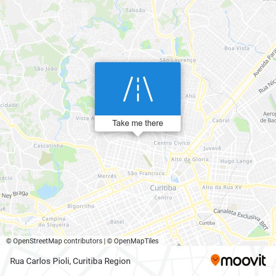 Rua Carlos Pioli map