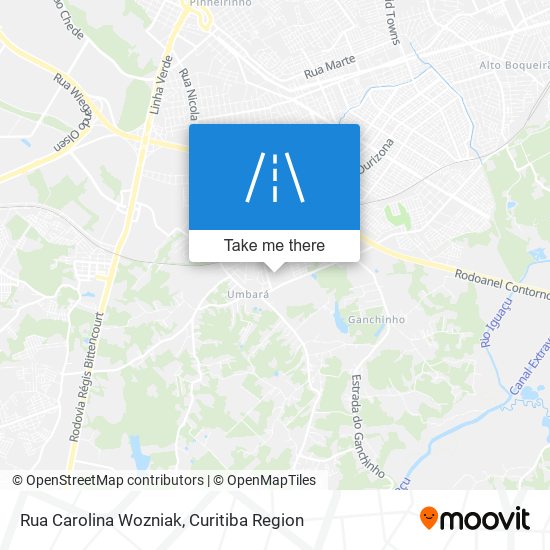 Rua Carolina Wozniak map
