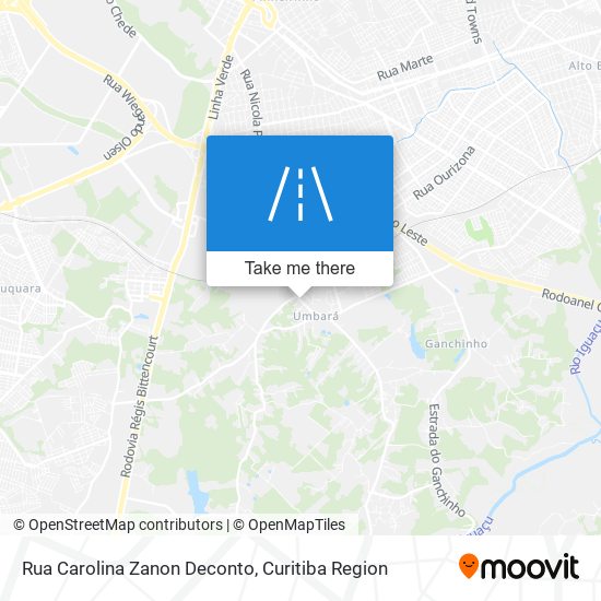 Rua Carolina Zanon Deconto map