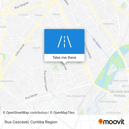 Rua Cascavel map
