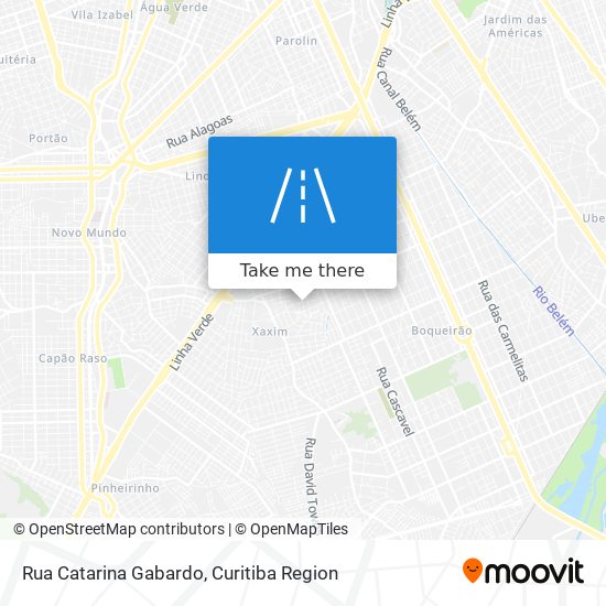 Rua Catarina Gabardo map