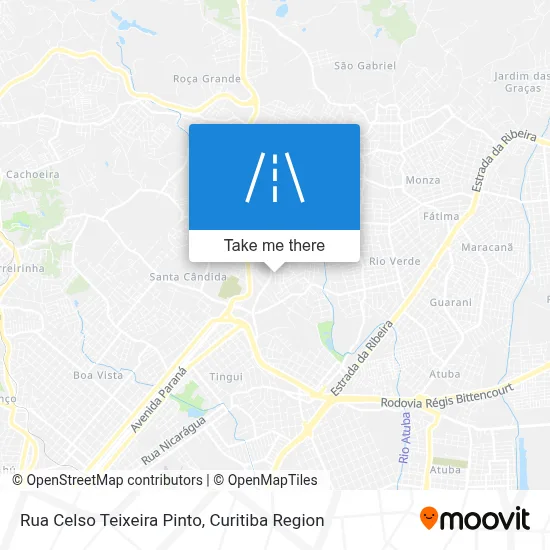 Rua Celso Teixeira Pinto map