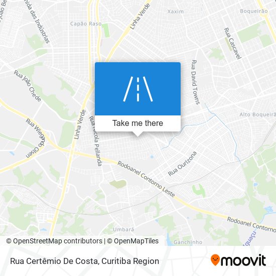 Rua Certêmio De Costa map