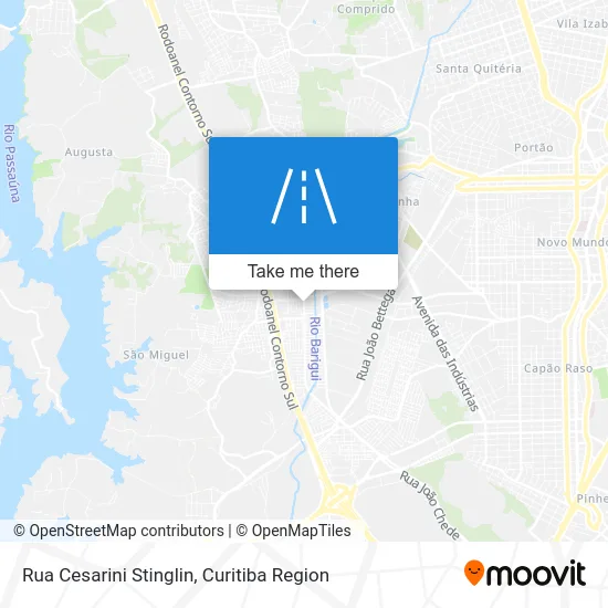 Rua Cesarini Stinglin map