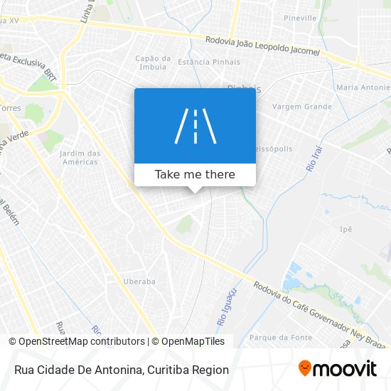 Rua Cidade De Antonina map