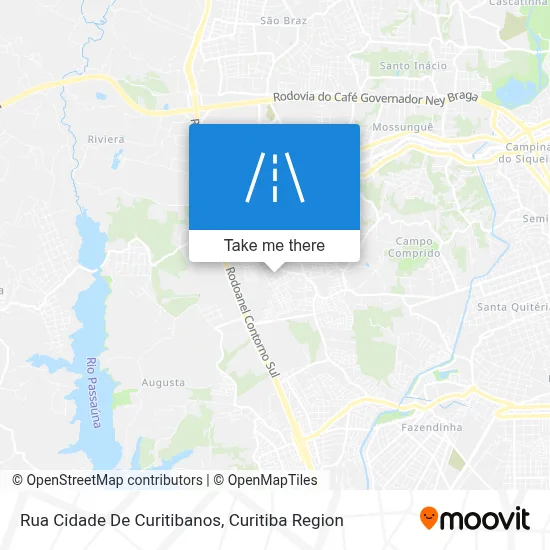 Rua Cidade De Curitibanos map