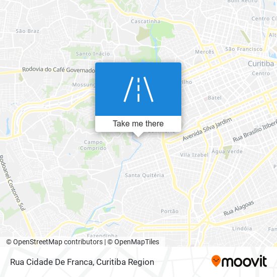 Rua Cidade De Franca map