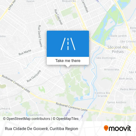 Rua Cidade De Goioerê map