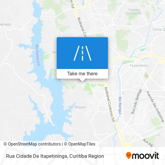 Rua Cidade De Itapetininga map
