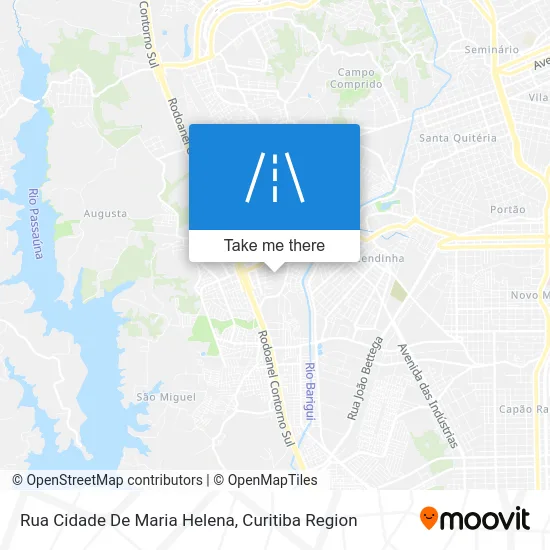 Rua Cidade De Maria Helena map