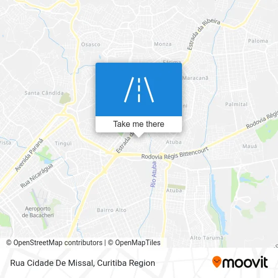 Rua Cidade De Missal map