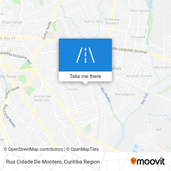 Rua Cidade De Montero map