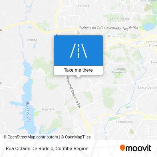 Rua Cidade De Rodeio map