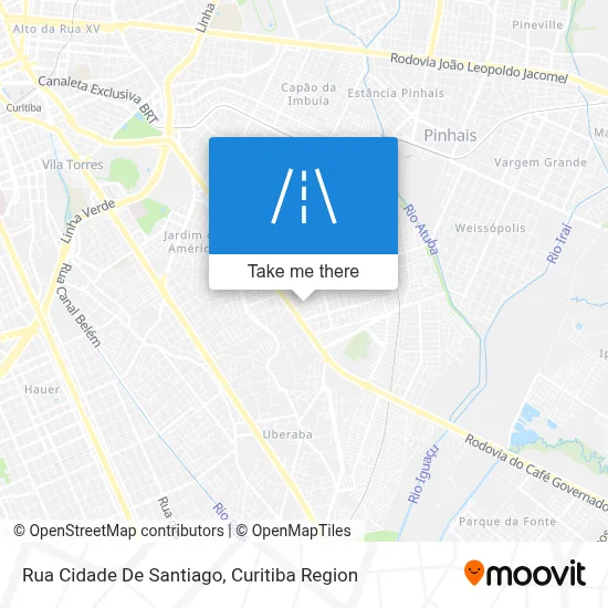 Rua Cidade De Santiago map