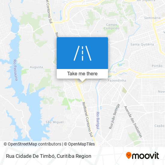 Rua Cidade De Timbó map