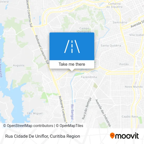 Rua Cidade De Uniflor map