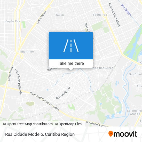 Rua Cidade Modelo map