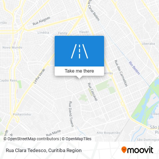 Rua Clara Tedesco map