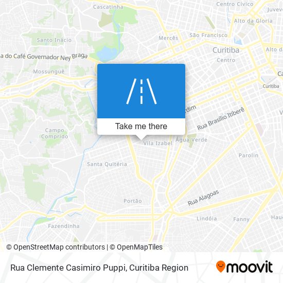 Rua Clemente Casimiro Puppi map