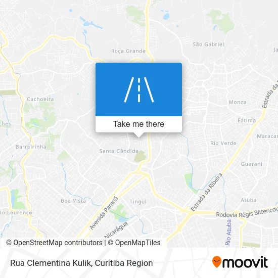 Rua Clementina Kulik map