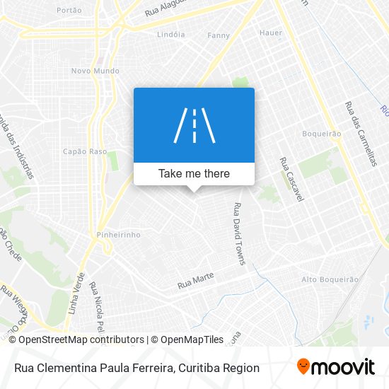 Rua Clementina Paula Ferreira map