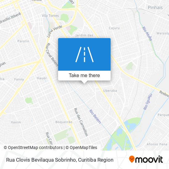 Rua Clovis Bevilaqua Sobrinho map