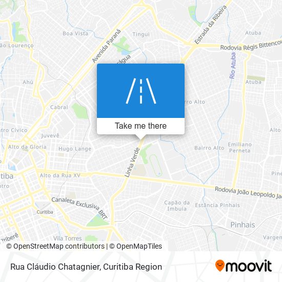 Rua Cláudio Chatagnier map