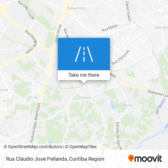 Rua Cláudio José Pellanda map