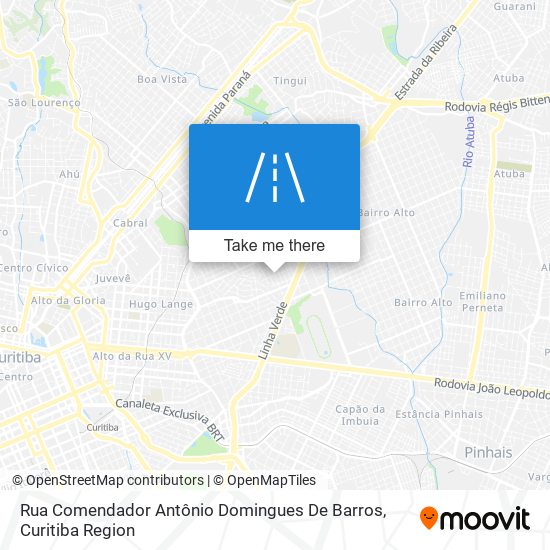 Rua Comendador Antônio Domingues De Barros map