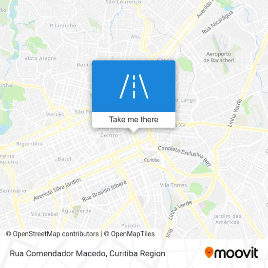 Rua Comendador Macedo map