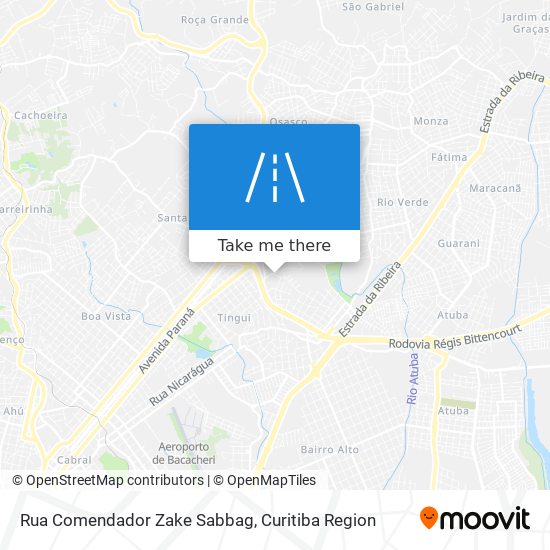 Rua Comendador Zake Sabbag map