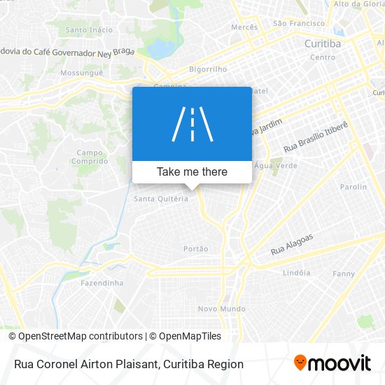 Rua Coronel Airton Plaisant map