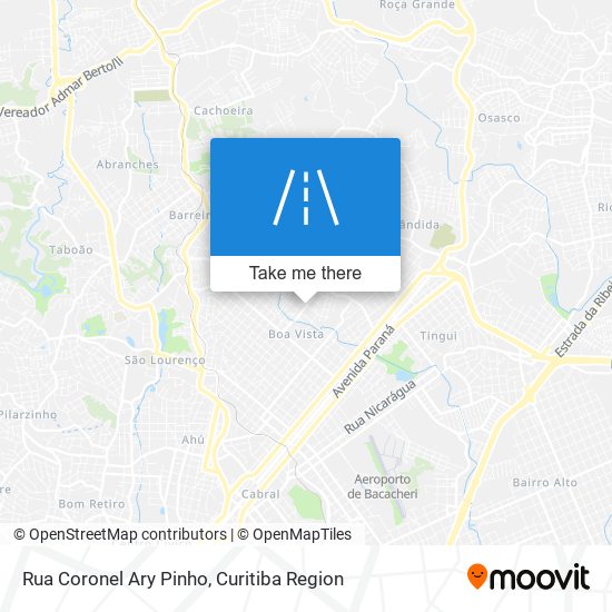 Rua Coronel Ary Pinho map