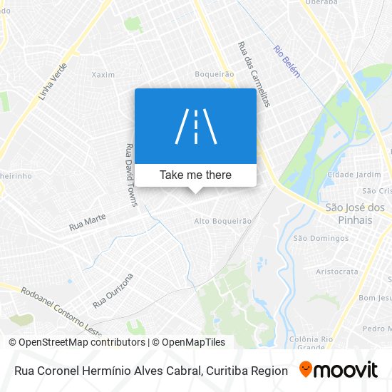 Rua Coronel Hermínio Alves Cabral map