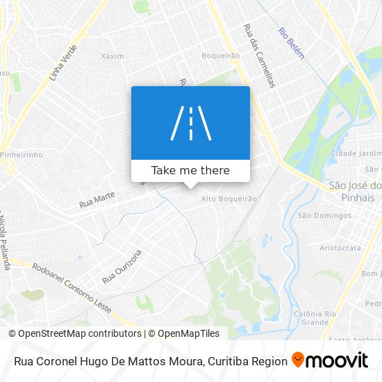 Rua Coronel Hugo De Mattos Moura map