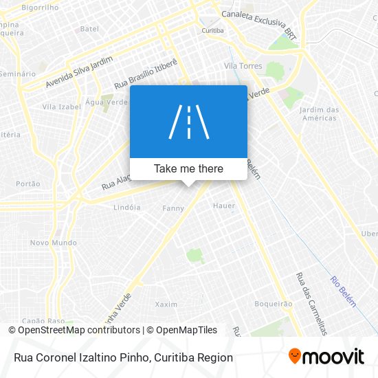 Rua Coronel Izaltino Pinho map