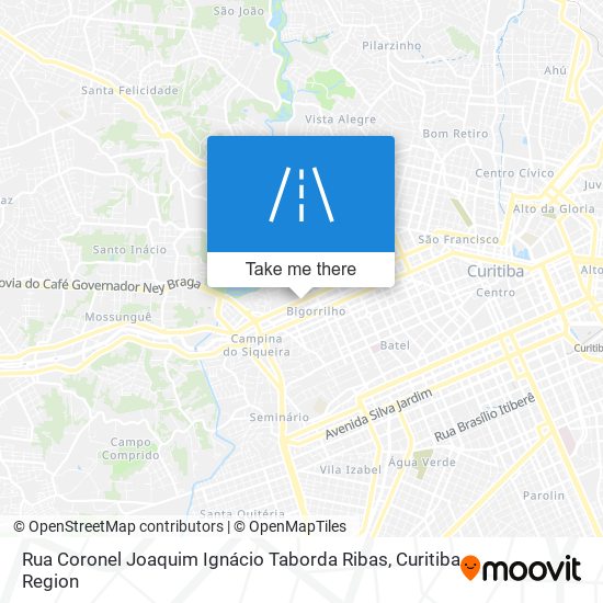 Rua Coronel Joaquim Ignácio Taborda Ribas map