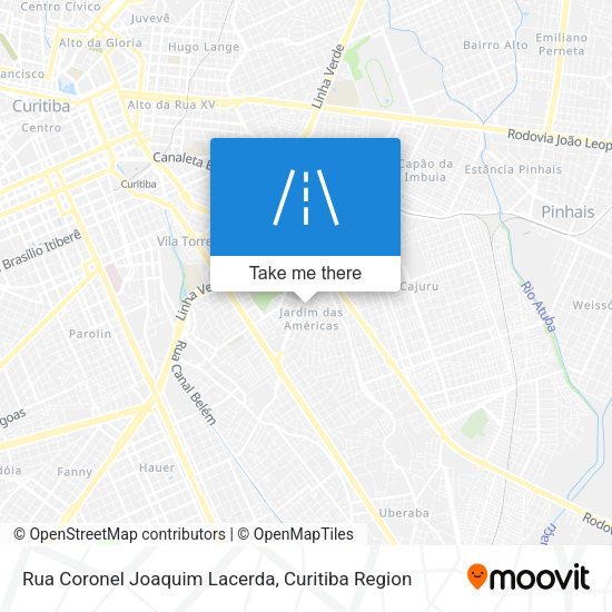 Rua Coronel Joaquim Lacerda map