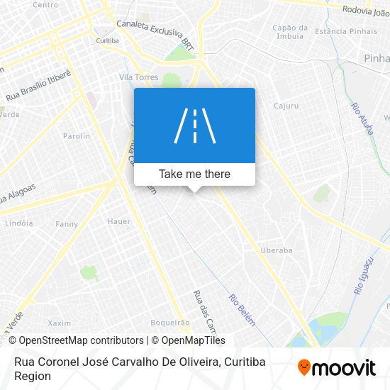 Rua Coronel José Carvalho De Oliveira map