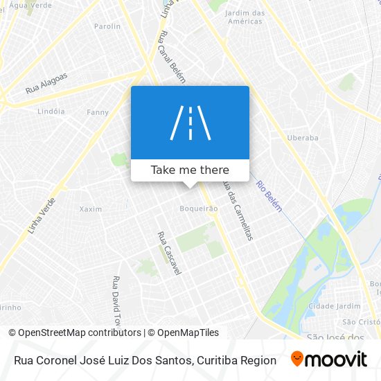 Rua Coronel José Luiz Dos Santos map