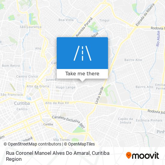 Rua Coronel Manoel Alves Do Amaral map