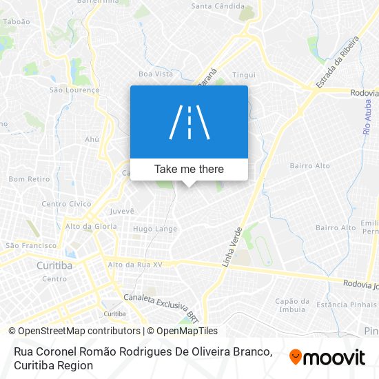Rua Coronel Romão Rodrigues De Oliveira Branco map
