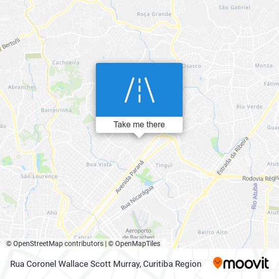 Rua Coronel Wallace Scott Murray map